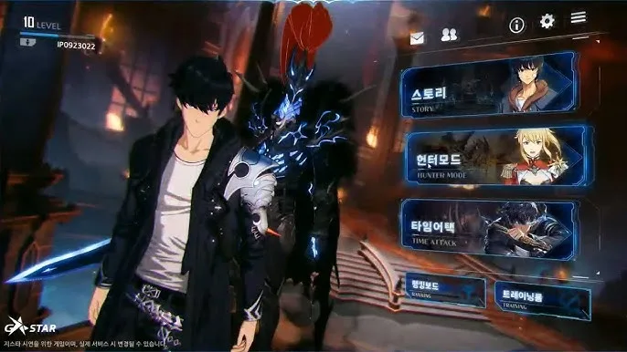 Mobile RPG gameplay