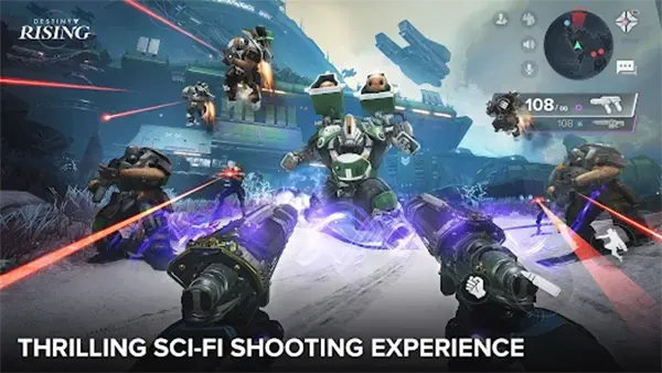 Shooter game graphics